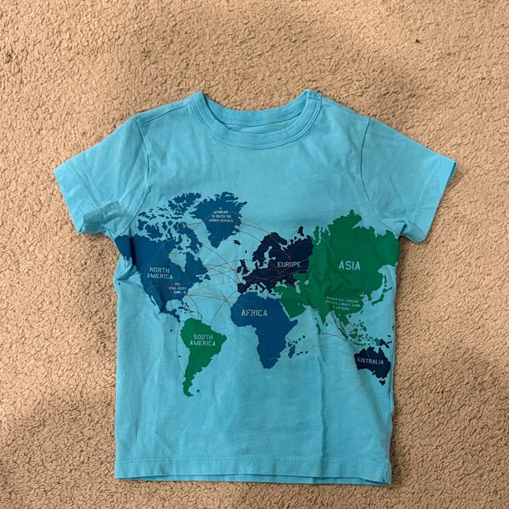 J. Crew World Map T-Shirt